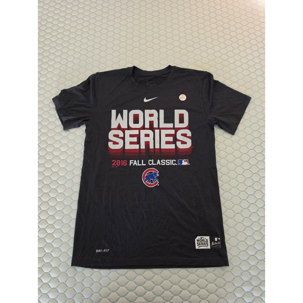 Nike Chicago Cubs 2016 World Series Fall Classic Dri-Fit Shirt S